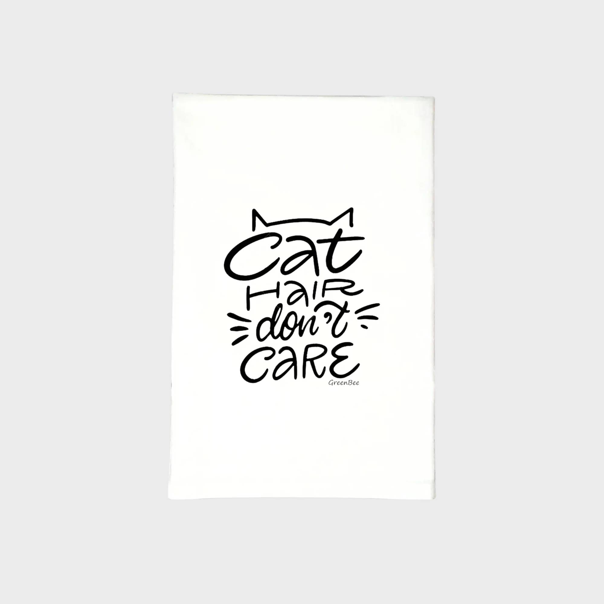 Green Bee Tea Towels - Wholesale Tea Towel - Cat Towel | Funny Tea Towels | Cat Kitchen Tea Towels