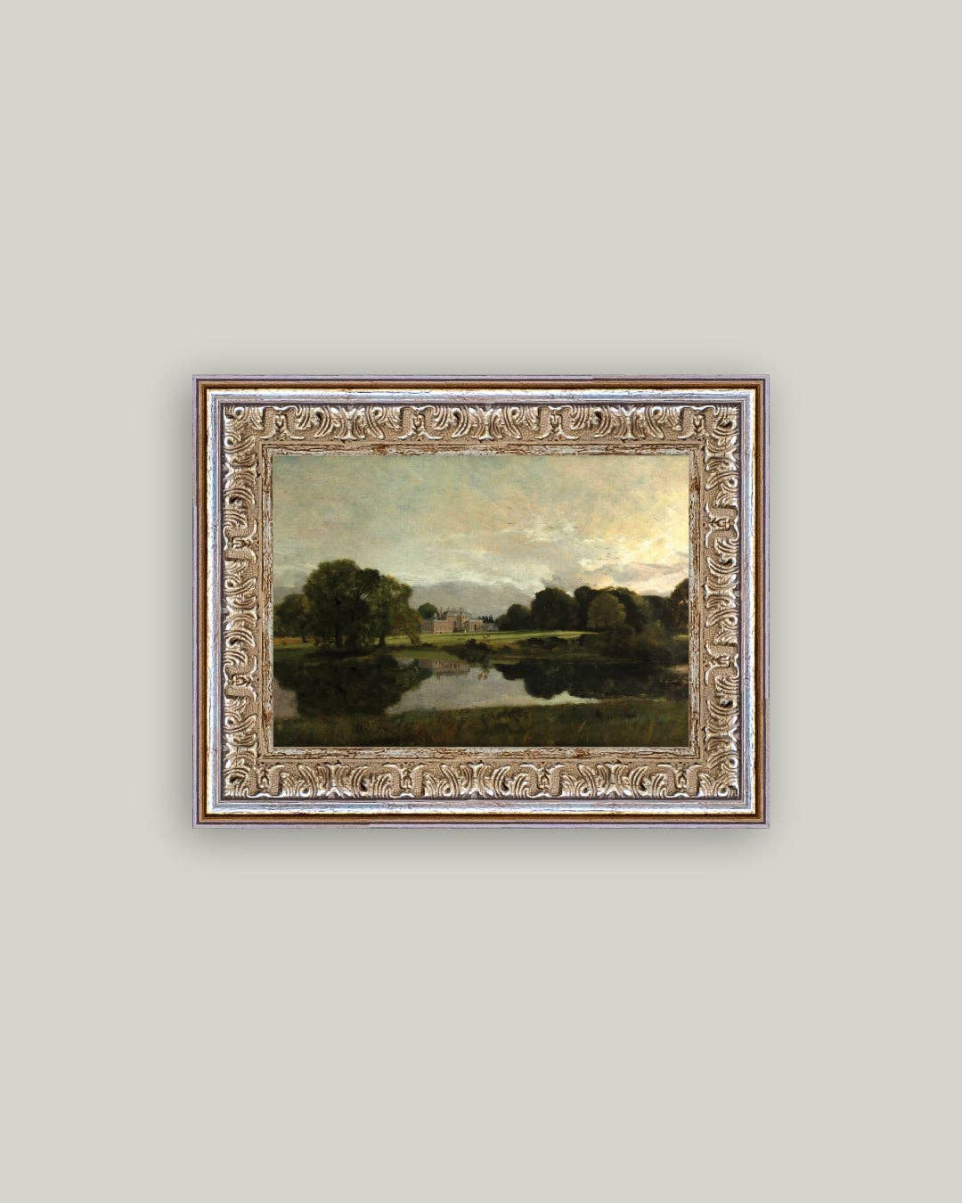 Petal Lane Home - Wholesale Art Print - Malvern Hall in Warwickshire Framed Antique Art0