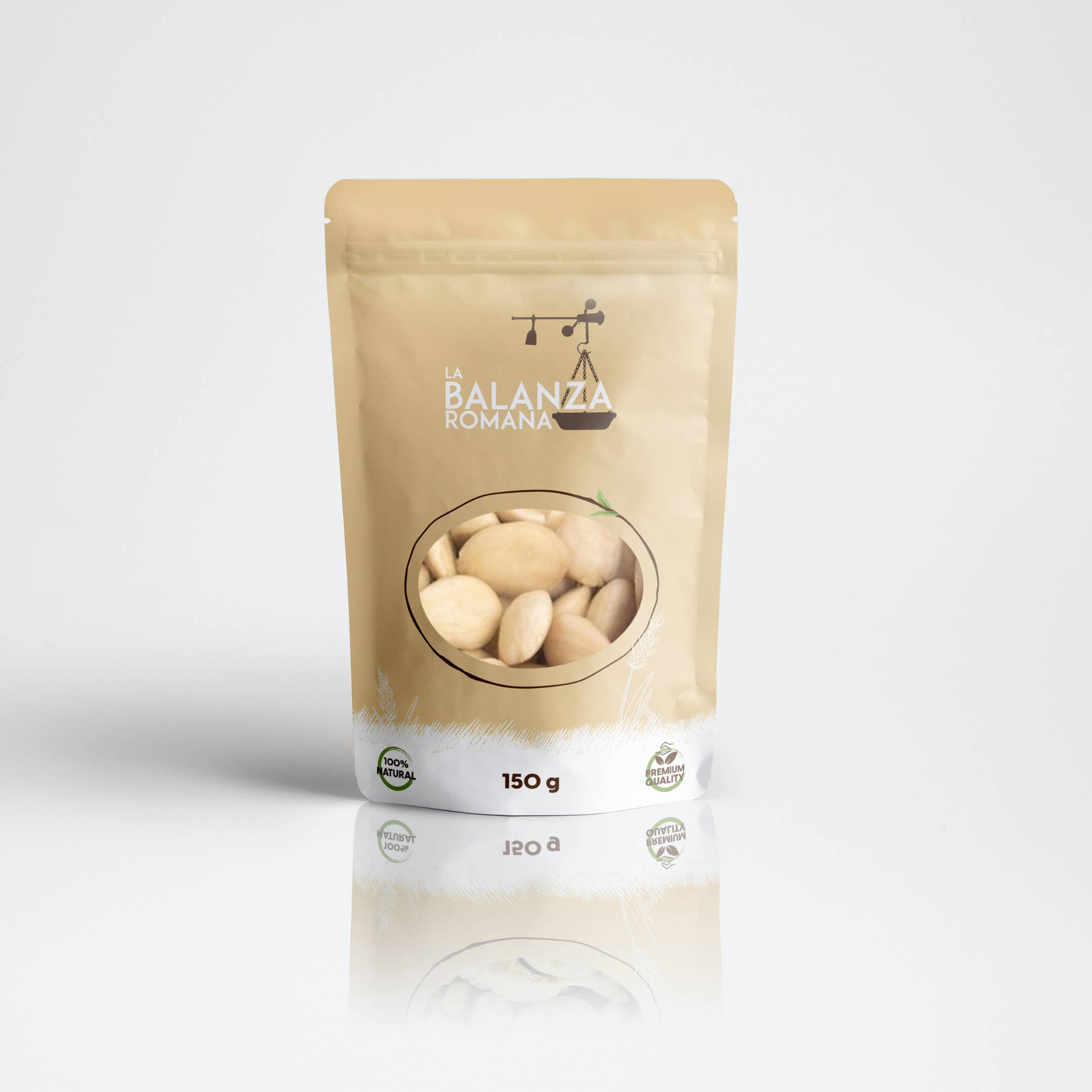 La Balanza Romana - Wholesale Nuts - Premium raw almond with skin - 150gr