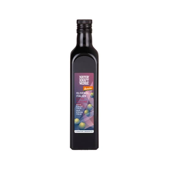 NaturKraftWerke - Venta al por mayor Aceite de oliva - Aceite de oliva virgen extra Italia 500 ml Demeter