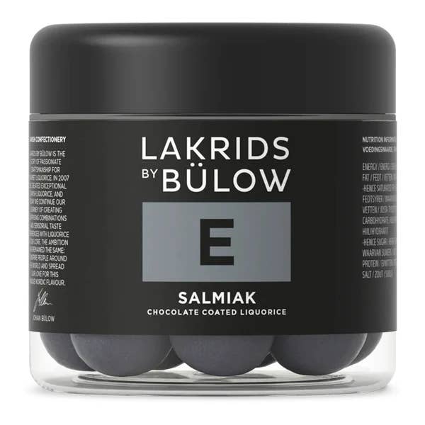 Sweetish- Swedish Candy Wholesale - Wholesale Licorice - Lakrids by Bülow E - Salmiak 4.41oz
