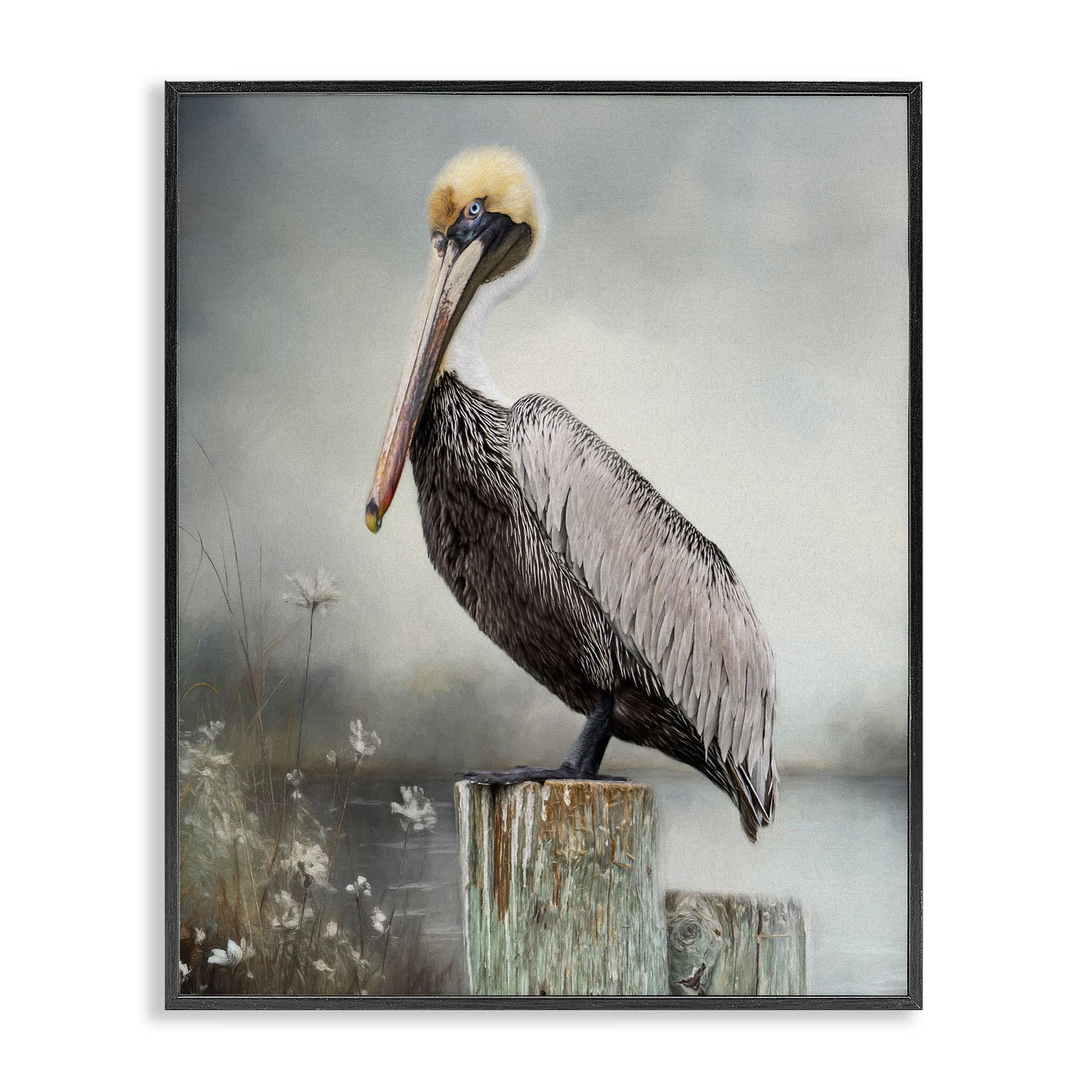 Stupell Industries - Wholesale Wall Sign - Peaceful Marsh Perch Framed Giclee0