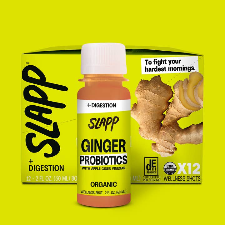 GINGER & PROBIOTICS organic shot for wholesale by SLAPP