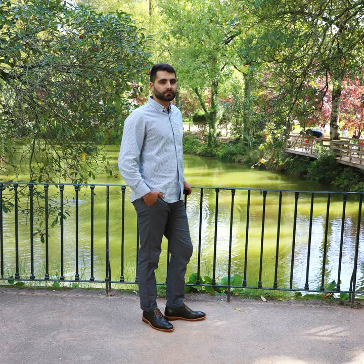 GREEN BOOTS - Wholesale Nette schoenen - Heren - Paris groene schoen van plantaardig leer3