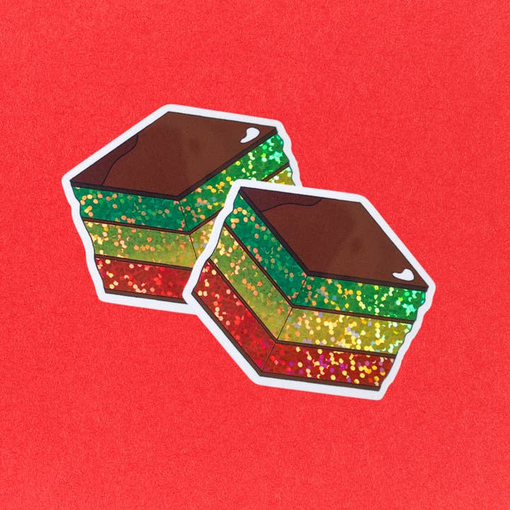 Marianna Fierro Shop - Wholesale Sticker - Italian Rainbow Cookie Sticker1