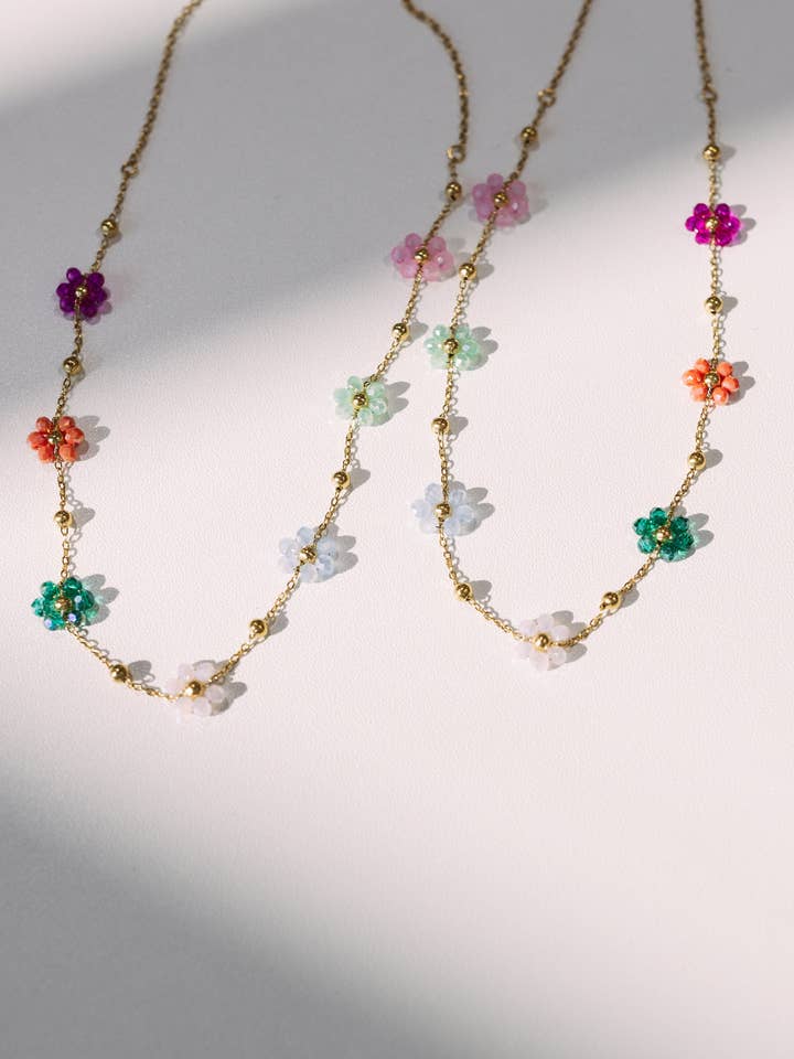 Collana con Perline Flower Child per la vendita all'ingrosso da parte di BELJOY
