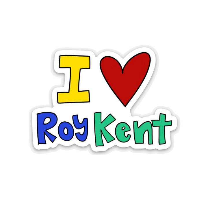 Stick-Me-Ups - Wholesale Sticker - I ❤️ Roy Kent - Lasso-Inspired Vinyl Sticker1