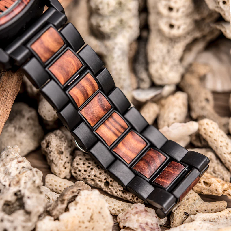 Oliver and the Sea - Wholesale Wrist Watch - Men's - “Mainland” Wood Watch7