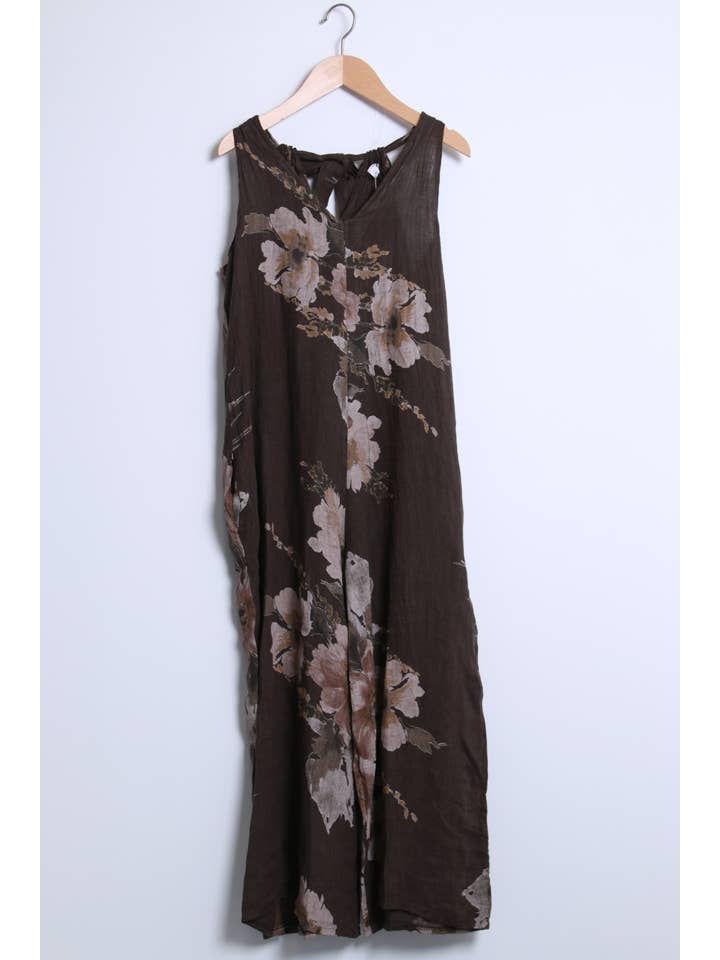 Shyloh - Wholesale Onesie - Women's - Flowy long dress with floral print and straps 2059917