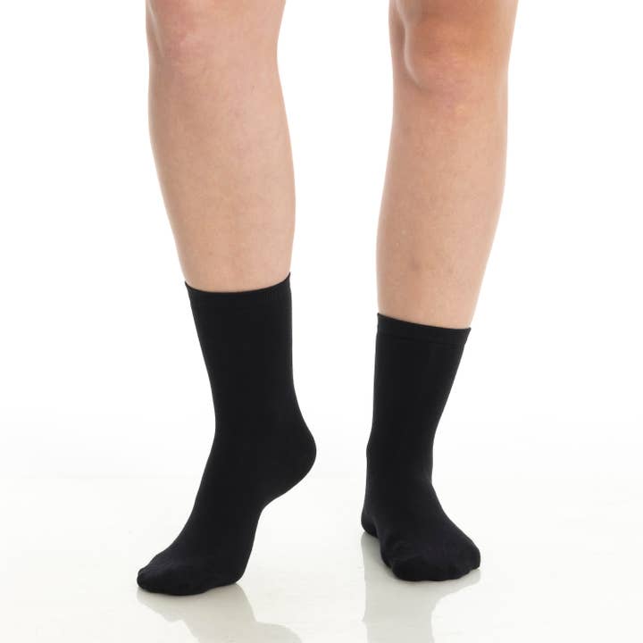 Bambooven - Wholesale Socks - Women's - Women’s Bamboo Crew Socks-Super Soft, Odor Free 3-Pack 20