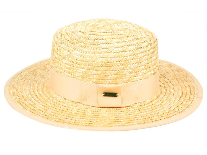 Epoch hats - Wholesale Straw Hat - Women's - Straw Panama Sun Fedora Hat With Grosgrain Band3
