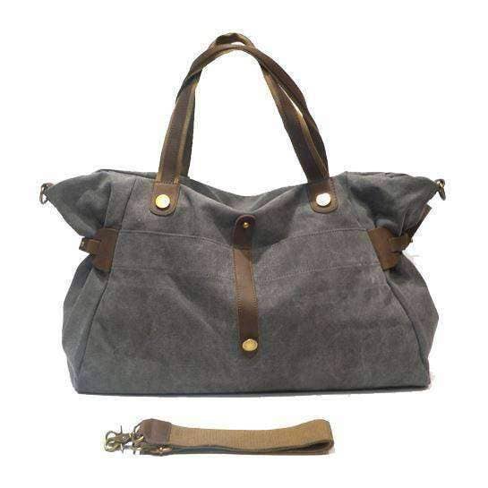 ZEDE PARIS - Wholesale Weekender Bag - Women's - SAINT-LAZARE - Weekend travel sports bag in canvas and leather24