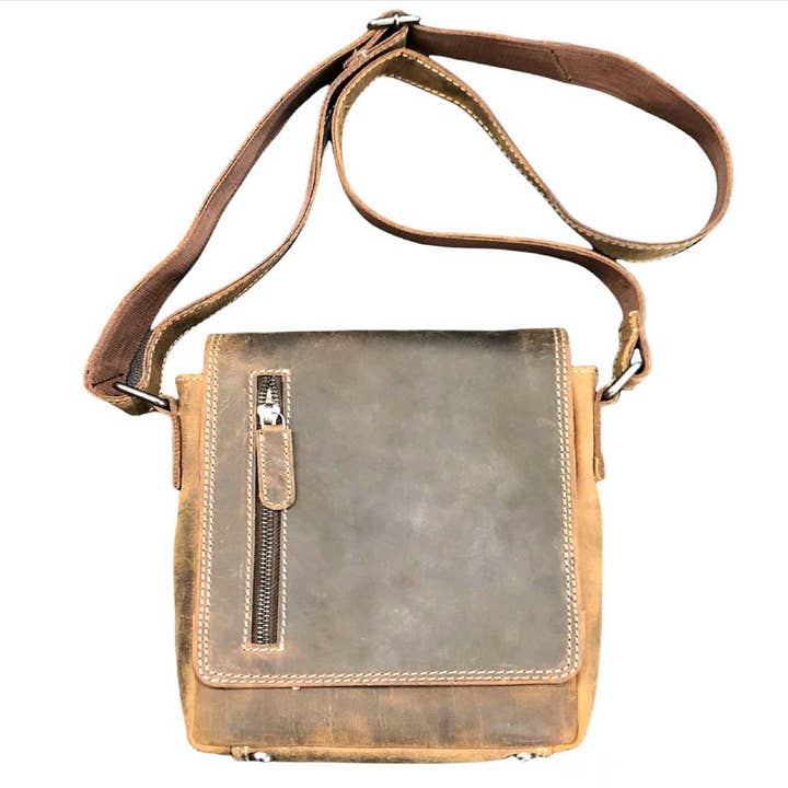 Hunter Leder-Schultertasche - VL109 für den Großhandel von Viceroy Leathers