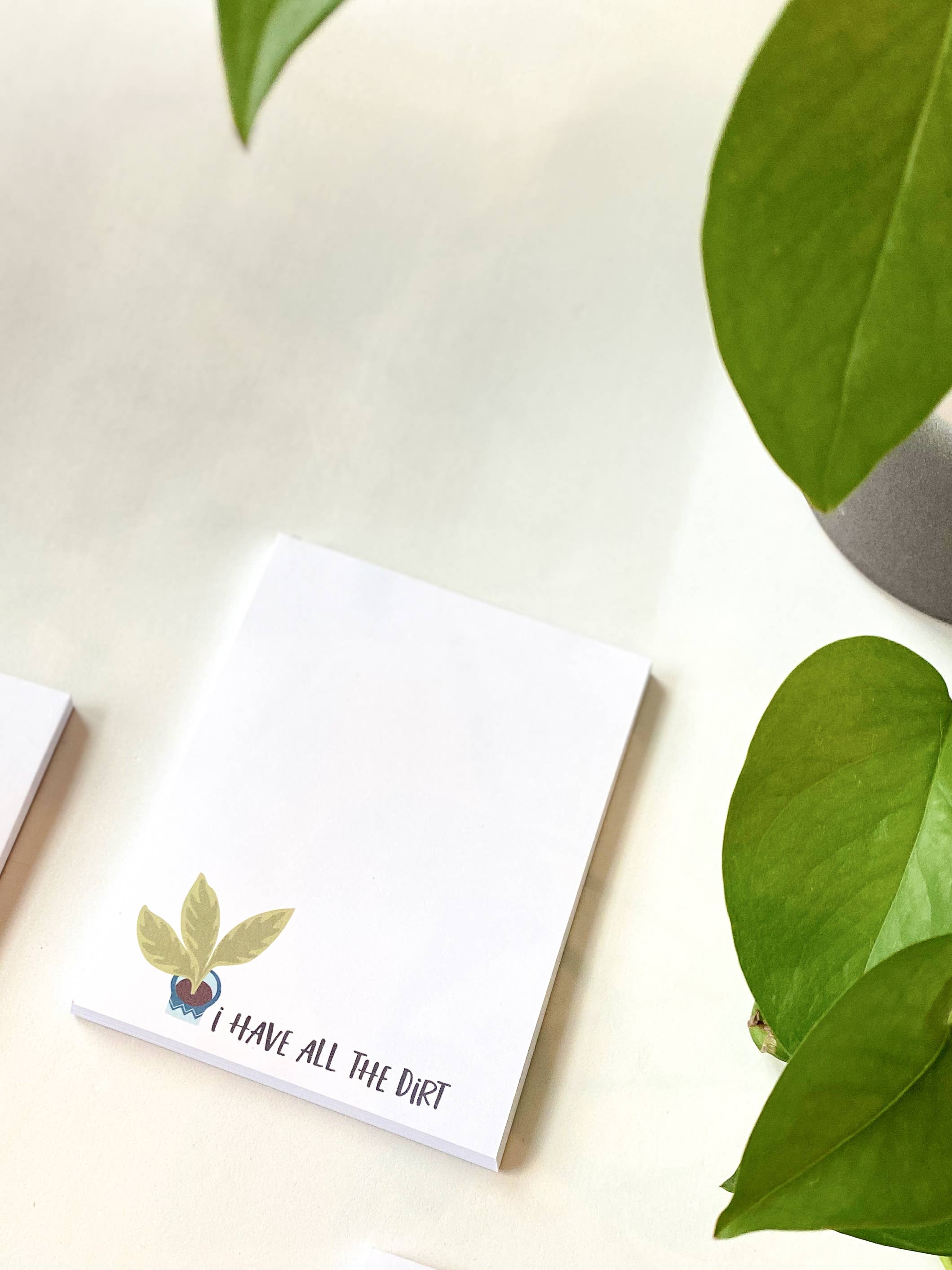 The Mad Padder - Wholesale Notepad - Plants - All The Dirt Notepad - Houseplant Gossip Lover1