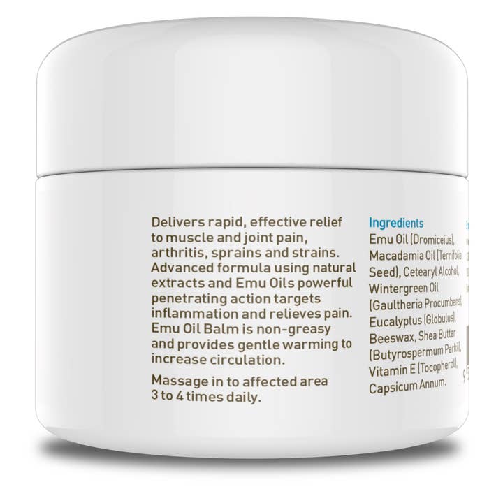 EMU TRACKS - Wholesale Healing salve/balm/cream - Muscle & Joint Balm5