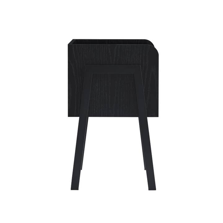 Danya B - Wholesale Side Table - Kazuyo Mid-Century Modern Black Metal Two-Tier Side Table6