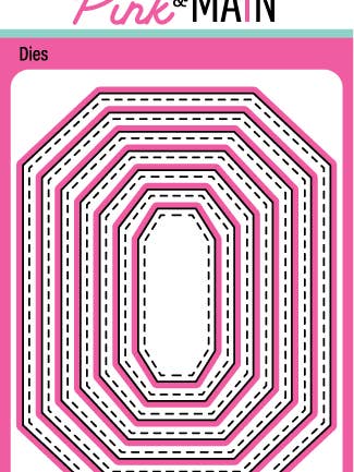 Troqueles de Octágono Oblongo con Costura para venta al por mayor de Pink and Main