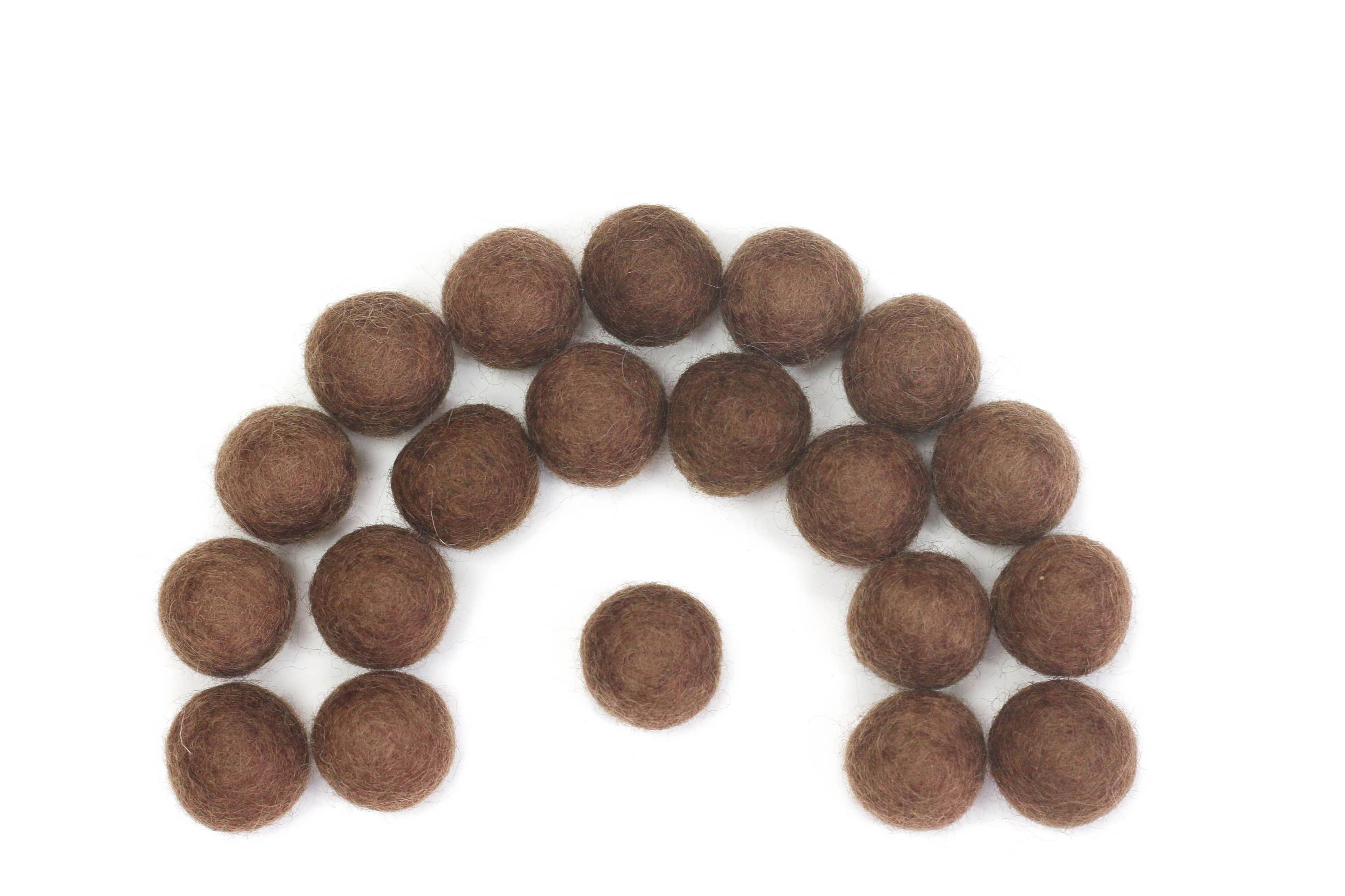 The Felt Pod - Wholesale Craft Supplies - 2.5 cm Felt Balls 100 Pieces -for DIY Garland Wool Beads11