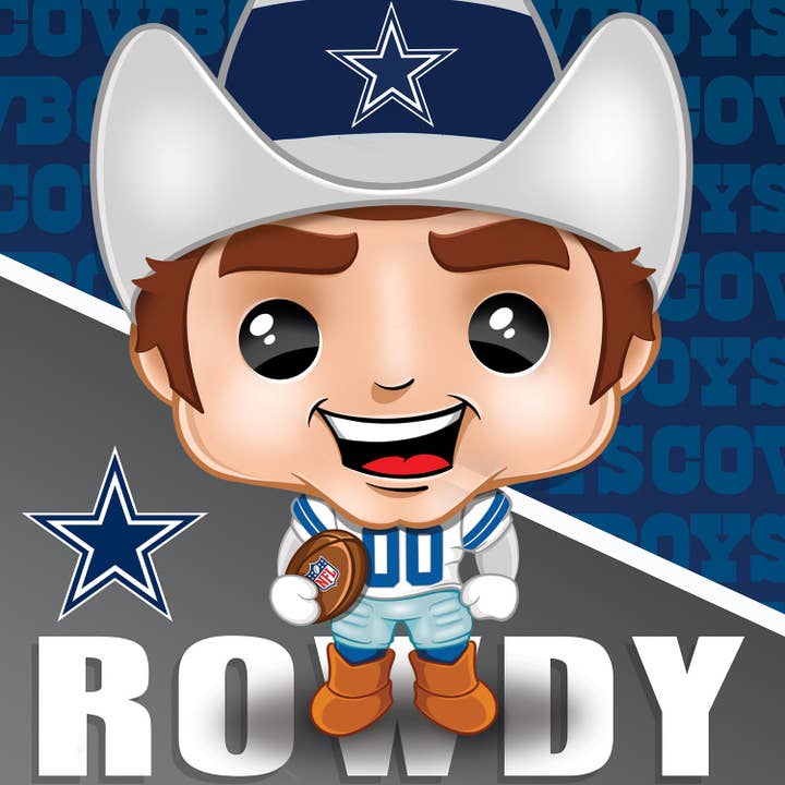 Masterpieces Puzzles - Wholesale Puzzle - Kids - Rowdy - Dallas Cowboys Mascot 100 Piece Puzzle