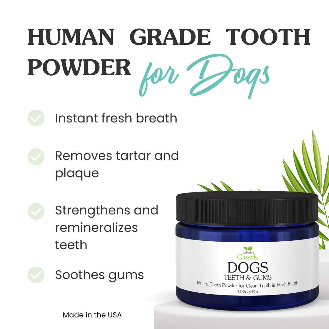 Isabella's Clearly - Wholesale Pet Toothpaste - Dog - TEETH & GUMS for Dogs, Natural Toothpaste Powder3