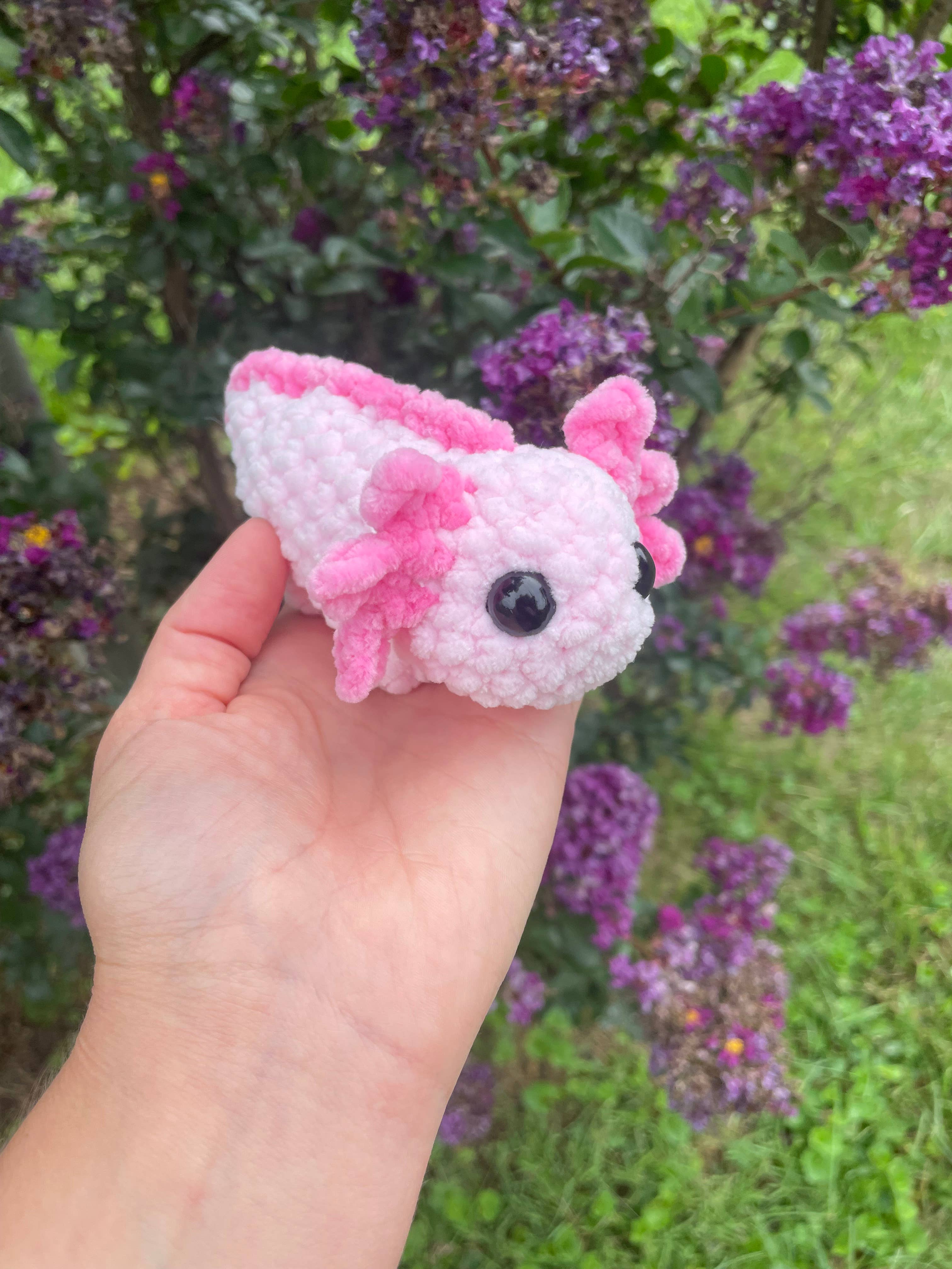 Little Crochet Attic - Wholesale Stuffed/Plush Toy - Kids & Baby - Mini Axoltol, crochet axoltol plushie, handmade axoltol5