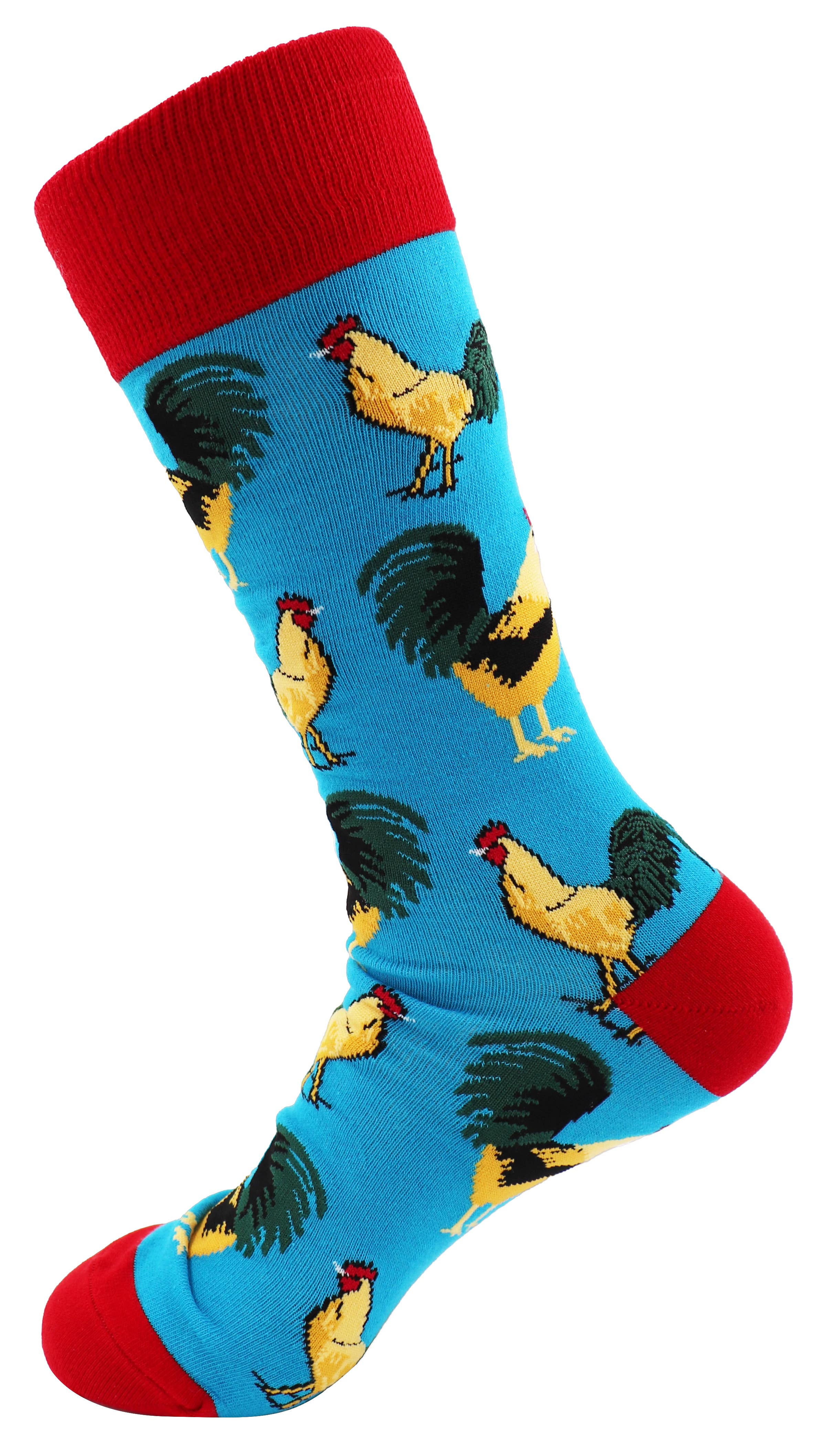 SoXcellent - Wholesale Socks - Unisex - Rooster Animal Unisex Fun Casual Pattern Socks1