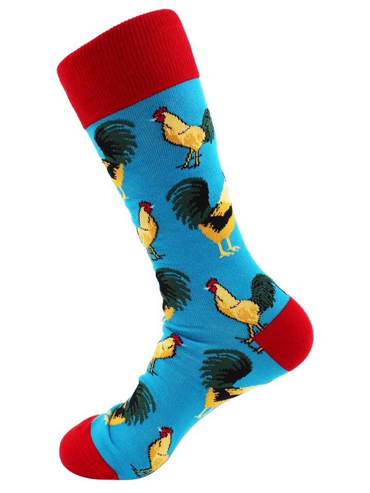 SoXcellent - Wholesale Socks - Unisex - Rooster Animal Unisex Fun Casual Pattern Socks1