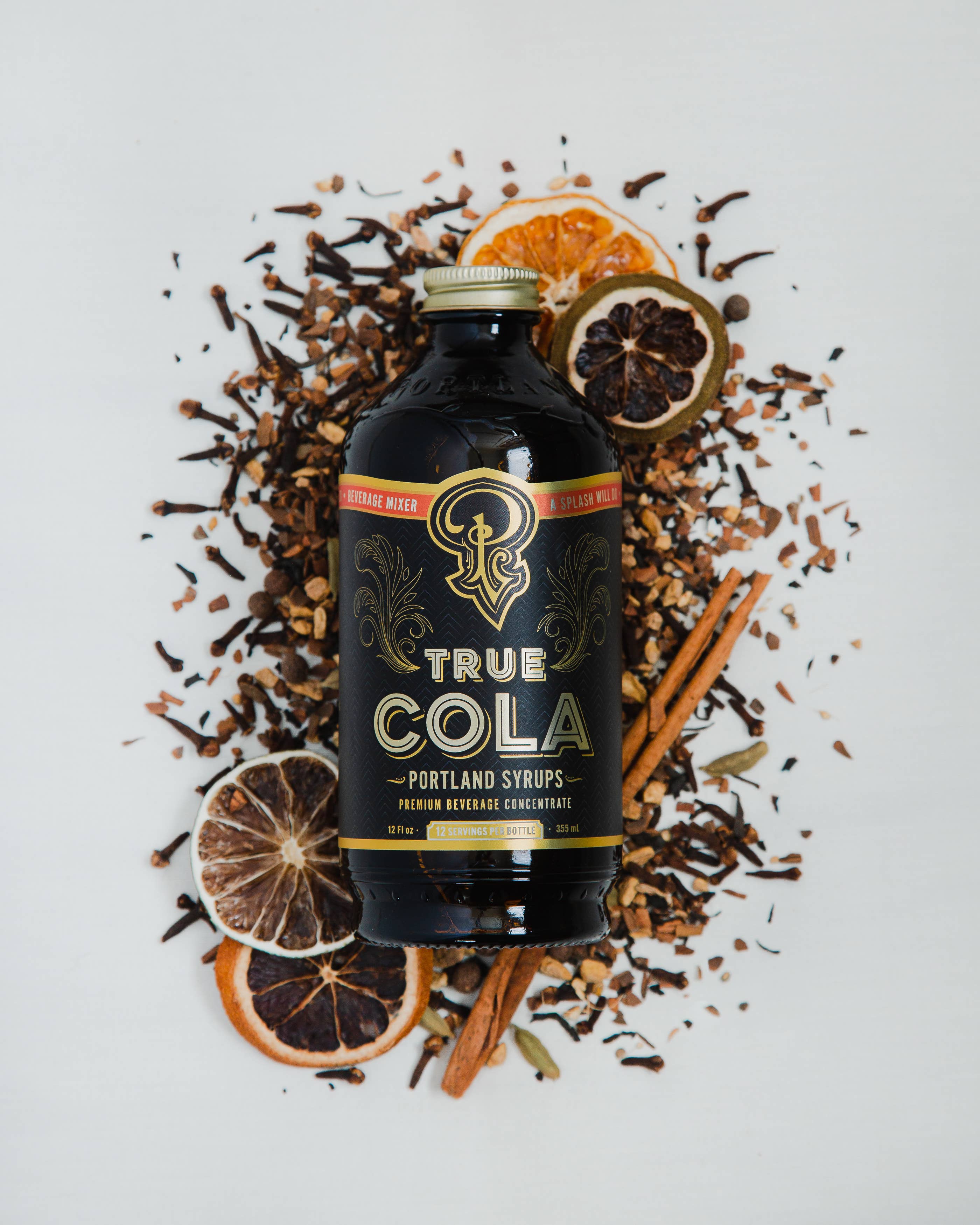 Portland Syrups - Wholesale Cocktail Mix/Syrup - True Cola Syrup 12oz - cocktail / mocktail beverage mixer4