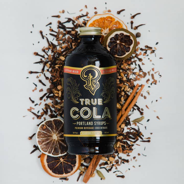 Portland Syrups - Wholesale Cocktail Mix/Syrup - True Cola Syrup 12oz - cocktail / mocktail beverage mixer4