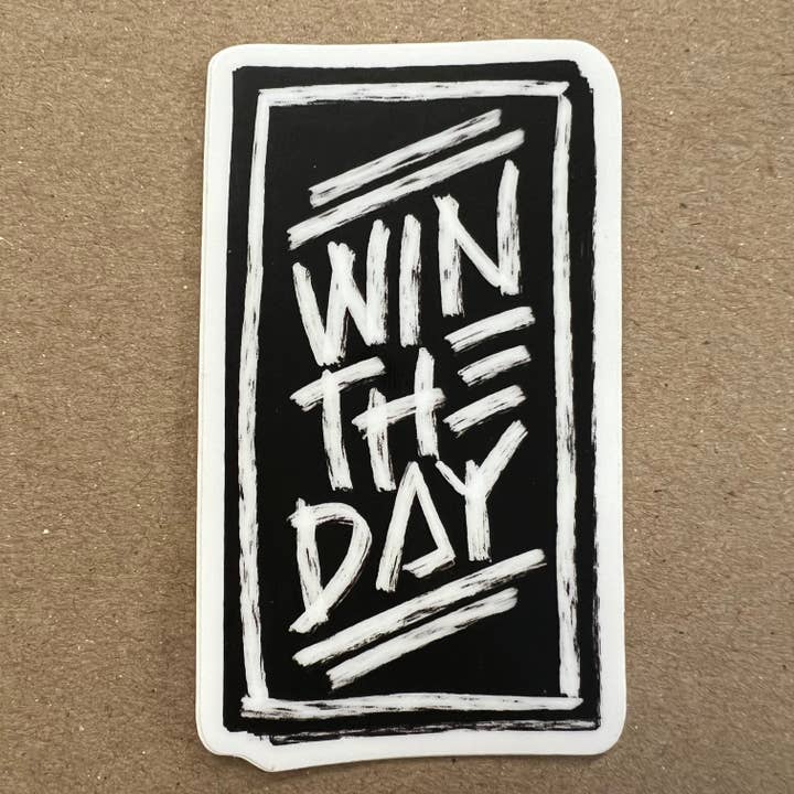 Win The Day — Sticker for wholesale by Emily Brown Designs
