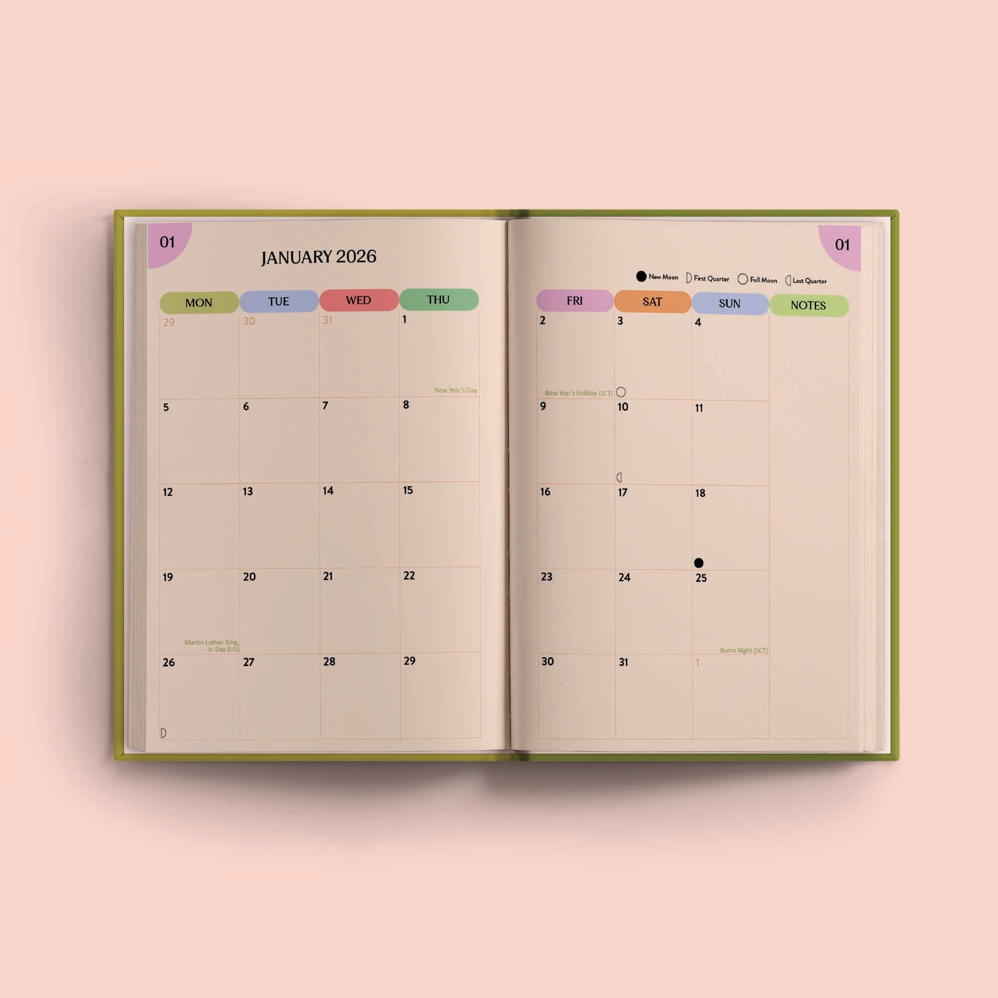 Good Tuesday (Once Upon a Tuesday) - Wholesale Planner - 2026 Weekly Planner | Diary Agenda A5 | Les Fleurs3