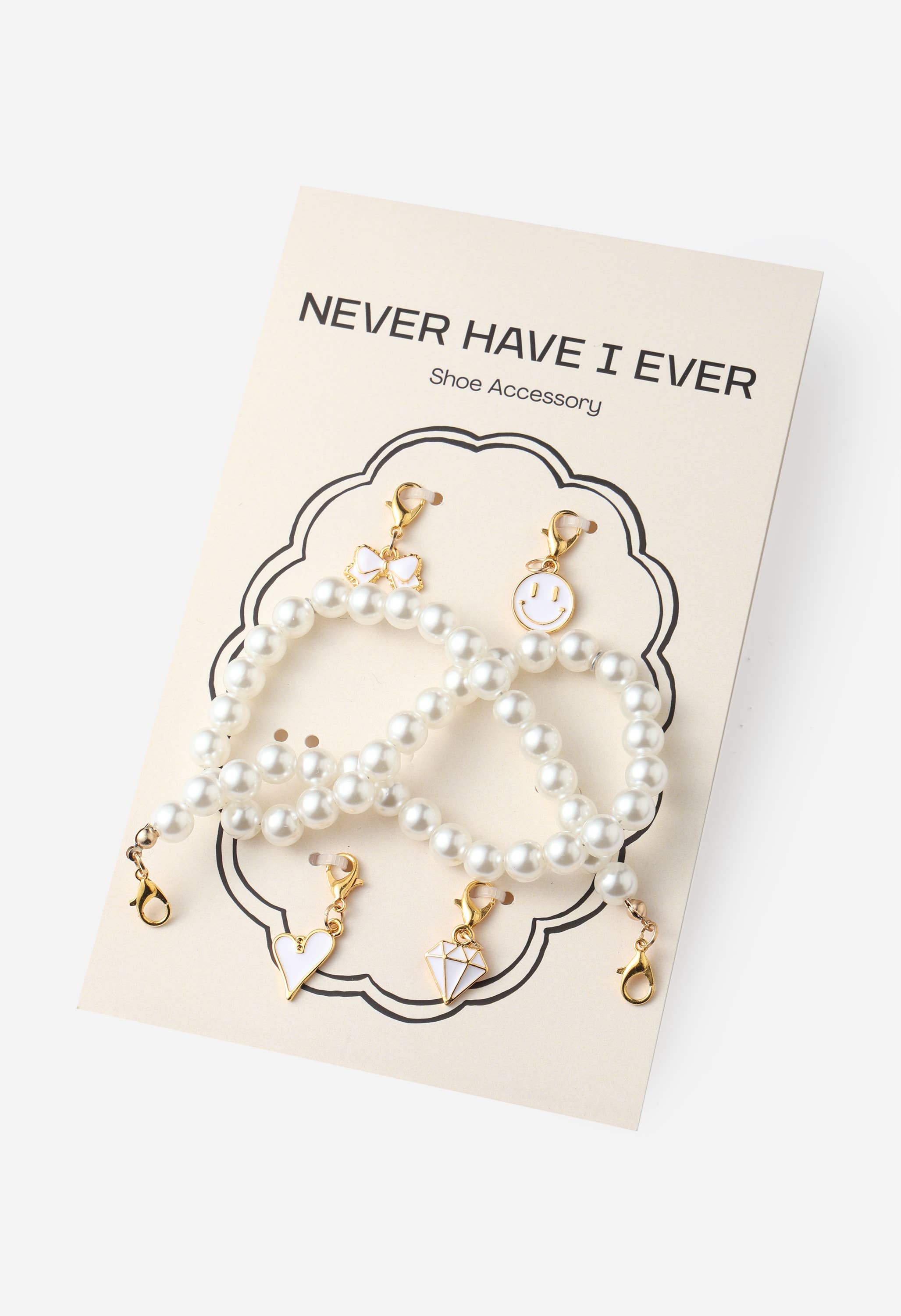 Never Have I Ever - Wholesale Shoe Accessories - Ribbon and diamond - Shoe Charms3