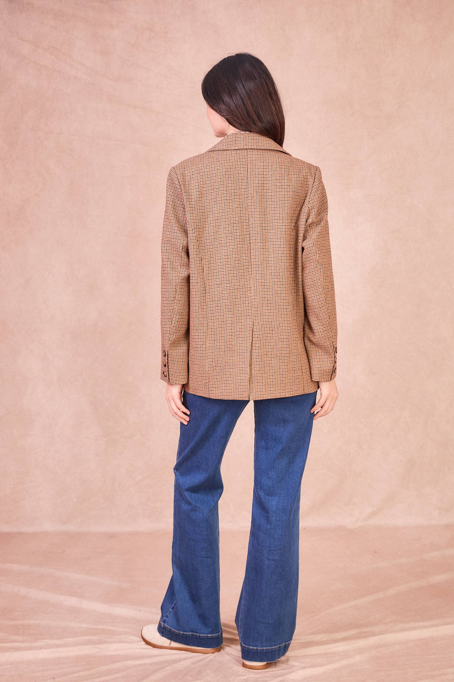 Calie Paris - Vente Veste – femme - GUSTIN – Veste Tailleur en Laine Mélangée4