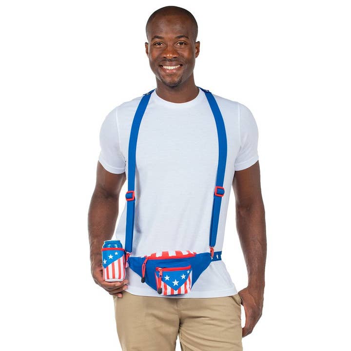 Tipsy Elves - Wholesale Heuptasje - Uniseks - USA heuptasje met cape1