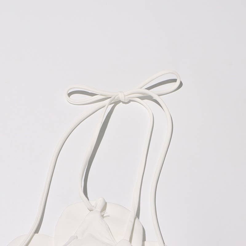 Productseeker - Wholesale Dress - Women's - DR575Y Elegant 3D Floral Tube Top Short Summer Dress4