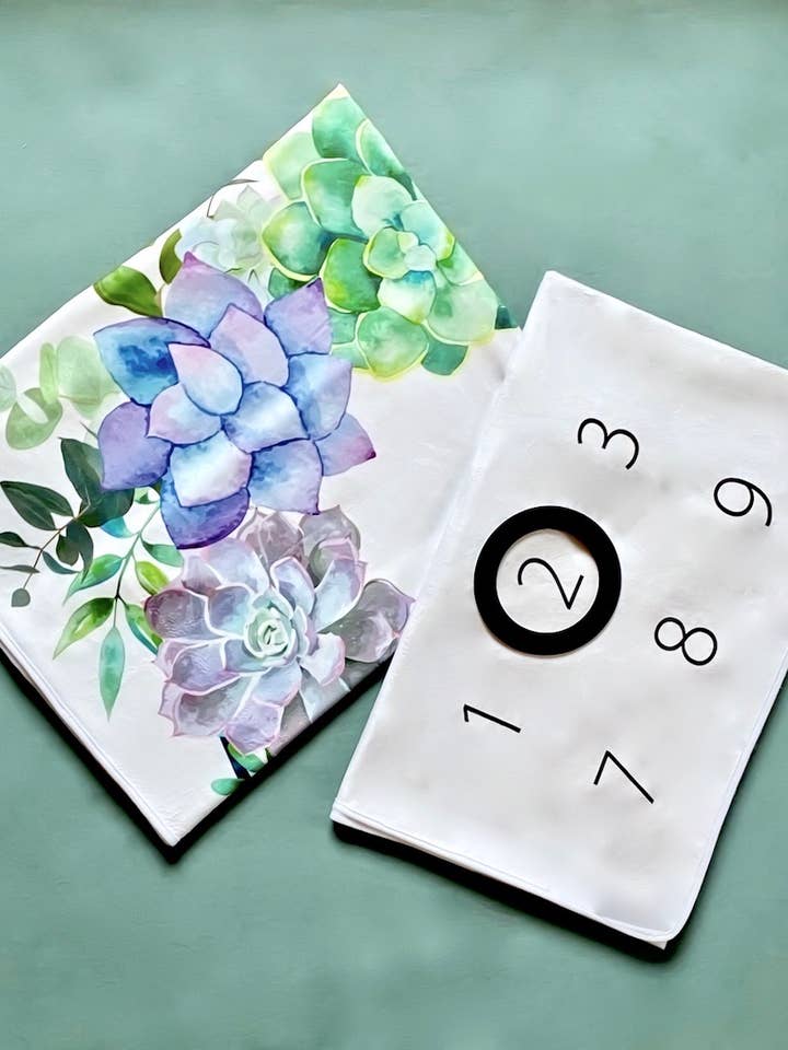 Nurture Bird – wholesale Milestone blanket – Child & baby – Simply Succulent Milestone Blanket3