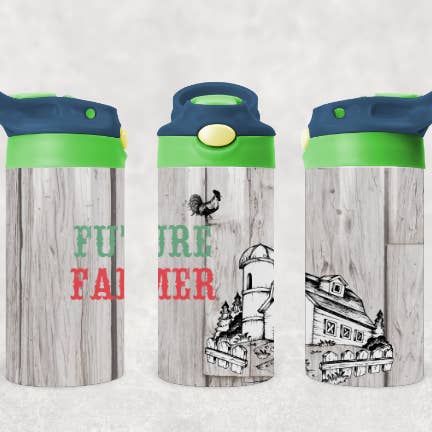Antisocial Designs - Wholesale Insulated Mug/Tumbler - Mini & Me Best Farmer Ever Tumbler Set2