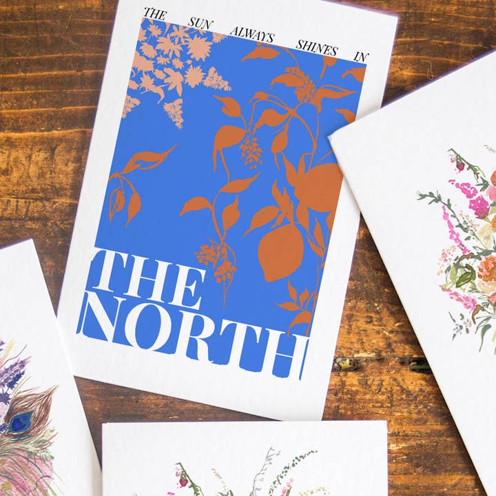 The sun always shines in THE NORTH for wholesale by Katie Dyer