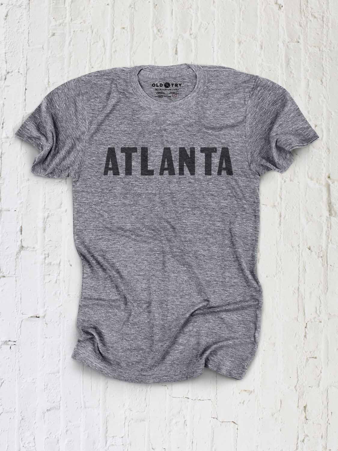 Old Try - Wholesale Screen Printed T-Shirt - Unisex - Atlanta