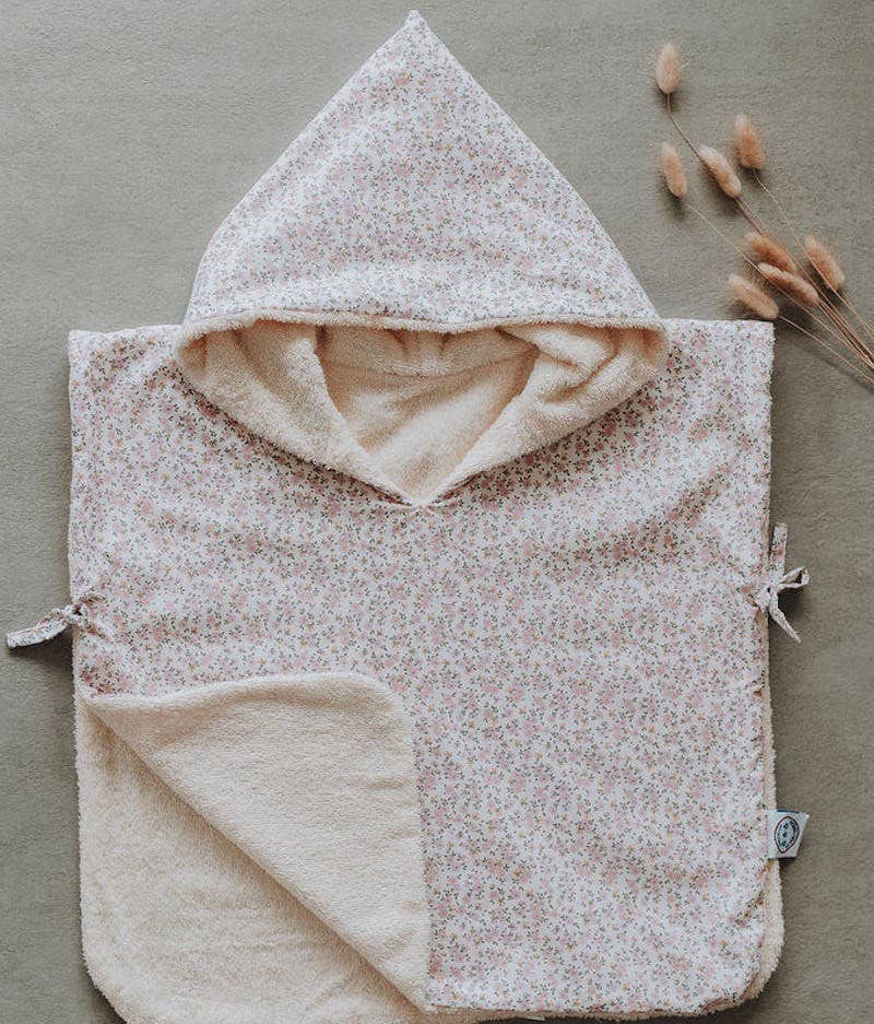 Manufacture des bébés français - Wholesale Poncho Towel - Kids & Baby - Lilac bath poncho1