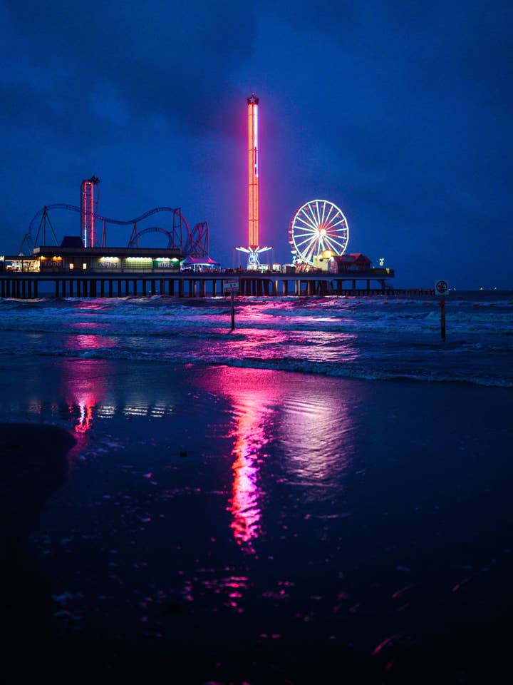 Póster de Houston - Galveston al atardecer para venta al por mayor de Posters & Puzzles