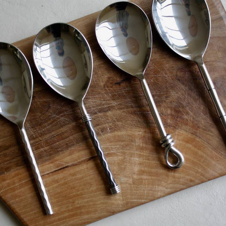 Cucchiaio da riso in acciaio inossidabile - Cucchiaio da portata per la vendita all'ingrosso da parte di Dame Pach Bangkok