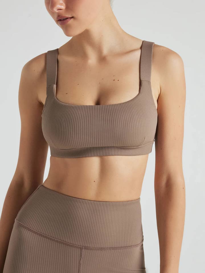 Soutien-gorge Renew Rib à col carré pour la vente par Losano