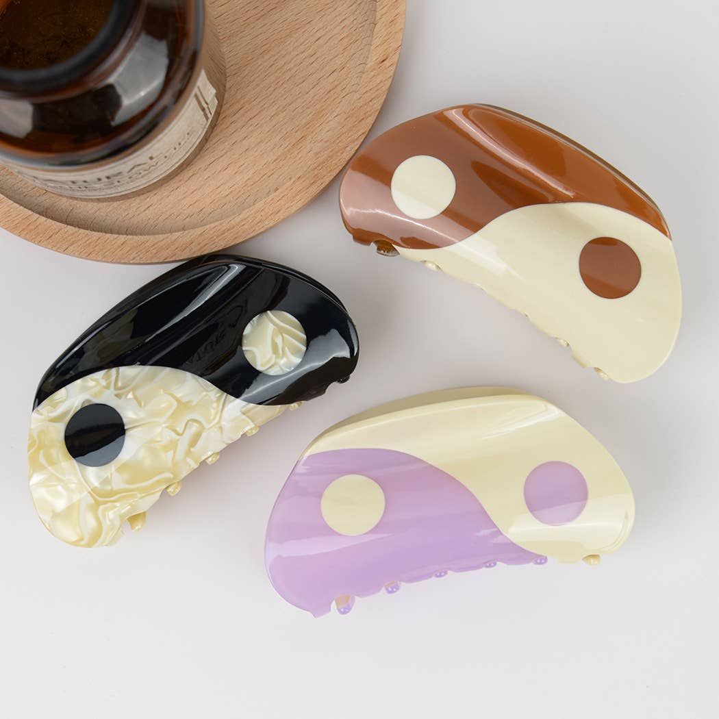 TheDivaSoap - Wholesale Hair Clip - Women's - Balance Yin Yang Claw Hair Clip, Eco-Friendly11