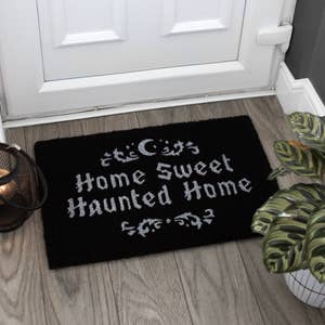 Home Sweet Haunted Home Doormat, Halloween Welcome Mat