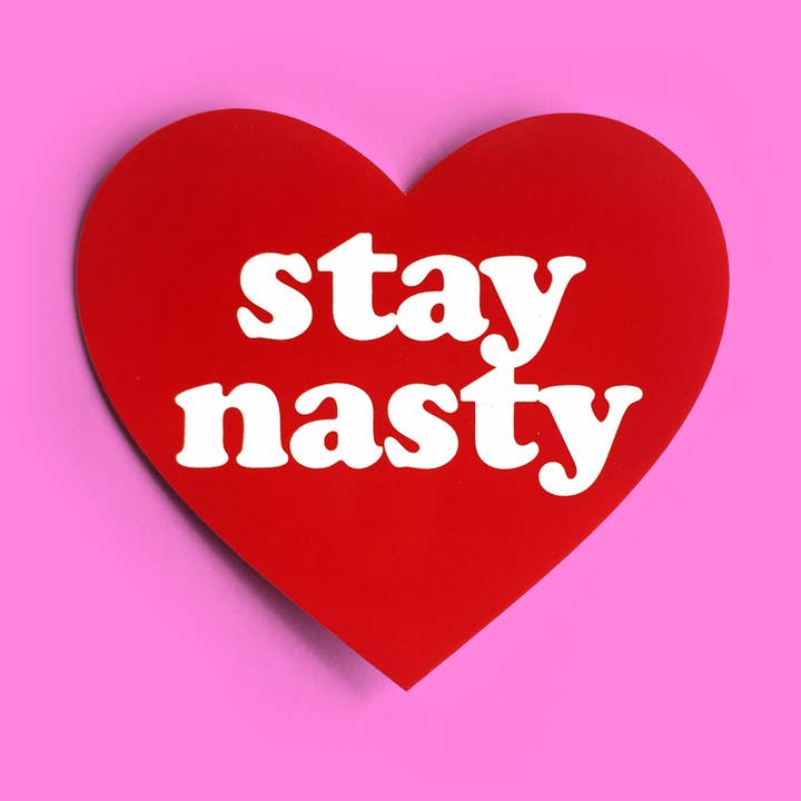 Pegatina «Mantente desagradable» para venta al por mayor de Leigh McKolay Design