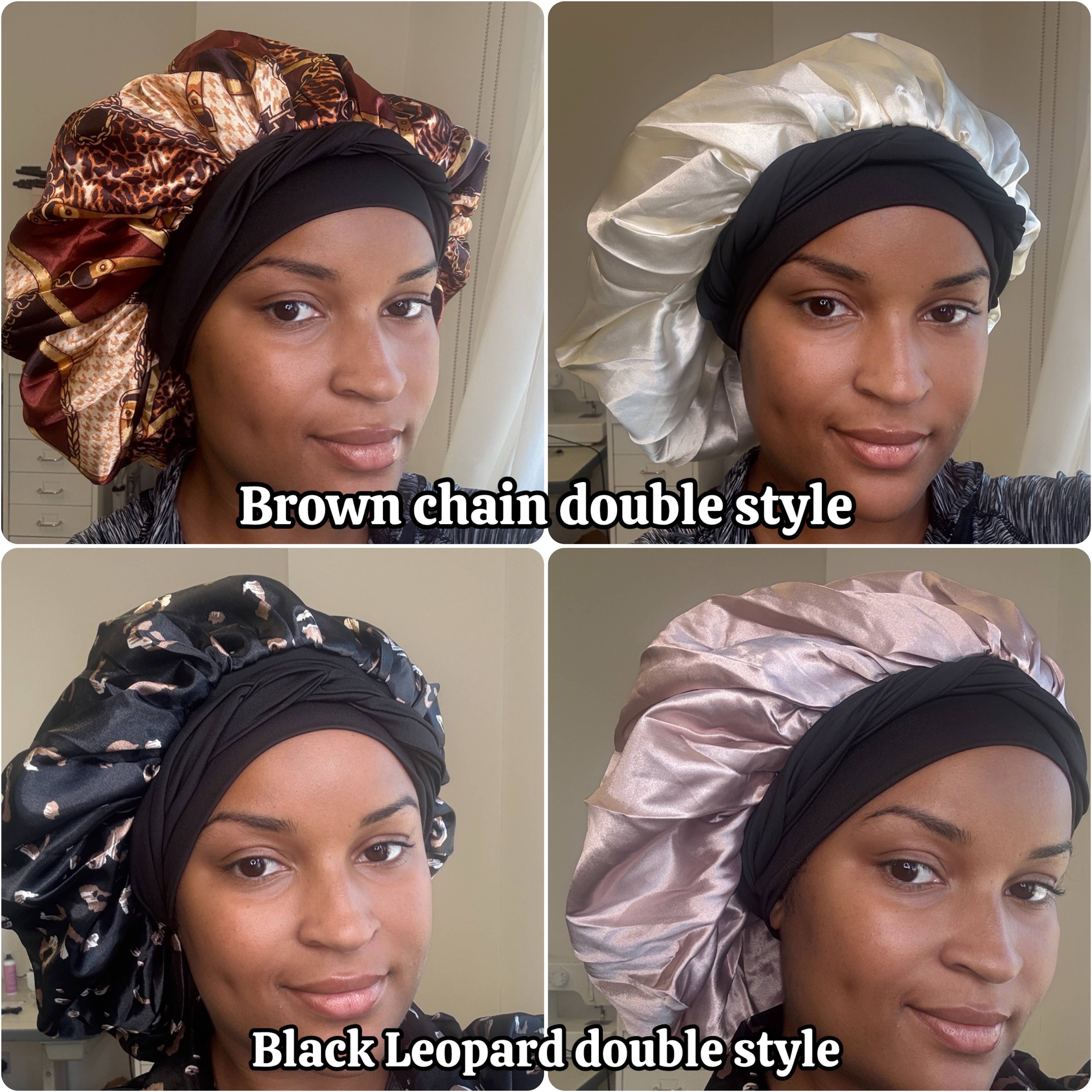 Lux Beauty Essentials Ltd - Vente Bonnet de nuit – femme - Bonnet Lux pour cheveux en satin de qualité14