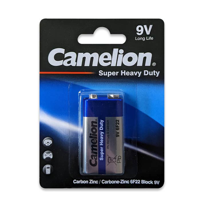 Camelion 9V Super Heavy Duty 1pk for wholesale by Camelion Battery