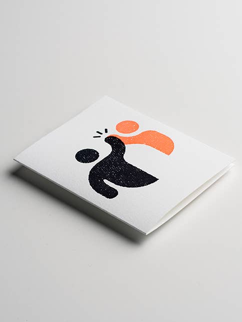 High Five – Letterpress greeting card for wholesale by YOUI Paper Co.