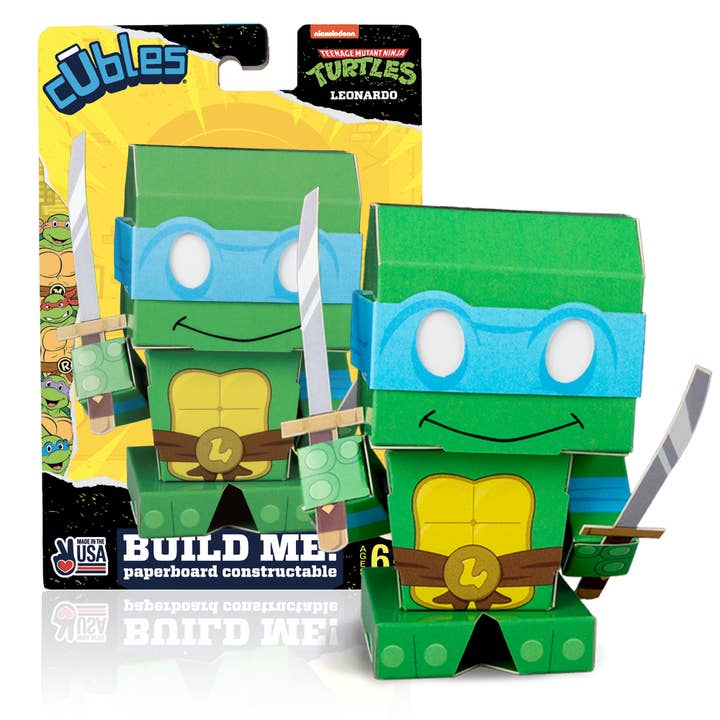 TMNT | Leonardo Cuble for wholesale by Cubles | Paperboard Character Kits